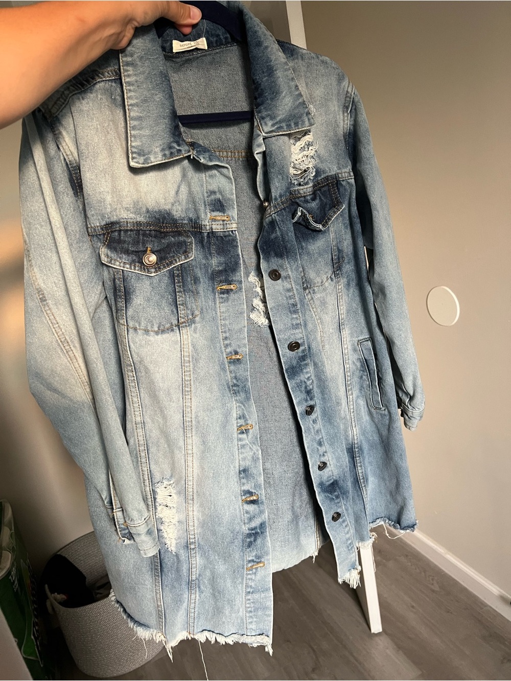 Before You Collection Cotton Denim Jacket XL